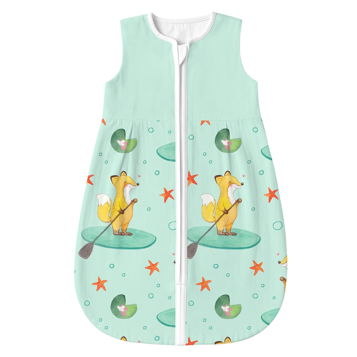 Schlafsack Baby Fuchs Stand Up Paddling Muster Schlafsack Baby, Babyschlafsack, Geschenk, Sport, Sportart, Hobby, Schenken, Danke, Dankeschön, Auszeichnung, Gewinn, Sportler, Stand Up Paddling, Paddle Boarding, SUB, Stand Up Paddle, Subben