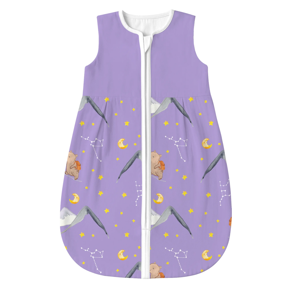 Schlafsack Baby Bär Bergsteigen Muster Schlafsack Baby, Babyschlafsack, Geschenk, Sport, Sportart, Hobby, Schenken, Danke, Dankeschön, Auszeichnung, Gewinn, Sportler, Trekking, Alpinwandern, Wandern, Alpinismus, Bergsport, Bergsteigen