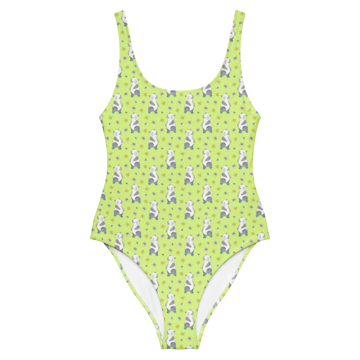 Badeanzug Panda Inliner fahren Muster Luxus-Badeanzug, Schwimmanzug, Badekostüm, Beachwear, Badeanzug, Schwimmdress, UV-Badeanzug, Bademode, Badebekleidung, Schwimmkostüm, Swimsuit, Bade-Einteiler, Damen-Einteiler, Strandmode, Damenbadeanzug, Damen-Badeanzug, Sonnenschutz-Badeanzug, Einteiliger Badeanzug, Shape-Badeanzug, Badeoutfit, Schwimmbekleidung, Badedress, Rückenfreier Badeanzug, Schenken, Sportart, Hobby, Danke, Dankeschön, Geschenk, Auszeichnung, Gewinn, Sportler, Sport, Inliner fahren, Rollschuh fahren, Inlinern