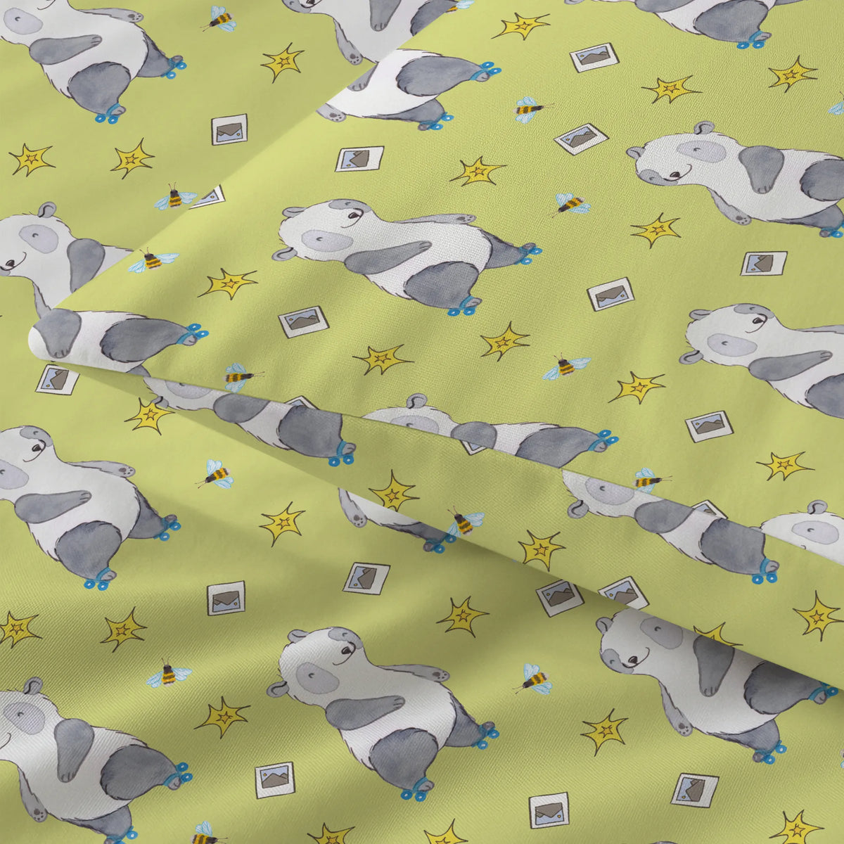 Bettwäsche Panda Inliner fahren Muster Bettwäsche Baumwolle, Bettdeckenbezug, Kuschelbettwäsche, Kissenbezug, Baumwoll-Satin Bettwäsche, Deckenbezug, Bettwäsche Set, Baumwollbettwäsche, Baumwoll Satin, Kissenhülle, Bettzeug, Bettwäsche Satin, Bettwäschegarnitur, Bettbezug, Bettwäsche, Geschenk, Schenken, Sport, Sportart, Hobby, Danke, Dankeschön, Auszeichnung, Gewinn, Sportler, Rollschuh fahren, Inlinern, Inliner fahren
