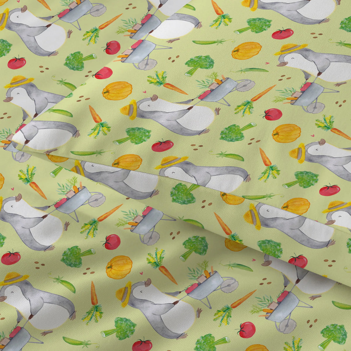 Bettwäsche Pinguin Gartenarbeit Muster Deckenbezug, Kuschelbettwäsche, Bettwäsche, Baumwoll Satin, Bettwäsche Set, Kissenbezug, Bettwäsche Baumwolle, Baumwollbettwäsche, Bettwäsche Satin, Bettzeug, Bettdeckenbezug, Bettbezug, Bettwäschegarnitur, Baumwoll-Satin Bettwäsche, Kissenhülle, Geschenk, Schenken, Sport, Sportart, Hobby, Danke, Dankeschön, Auszeichnung, Gewinn, Sportler, Gartenpflege, Gärtnern, Gartenarbeit, Urban Gardening