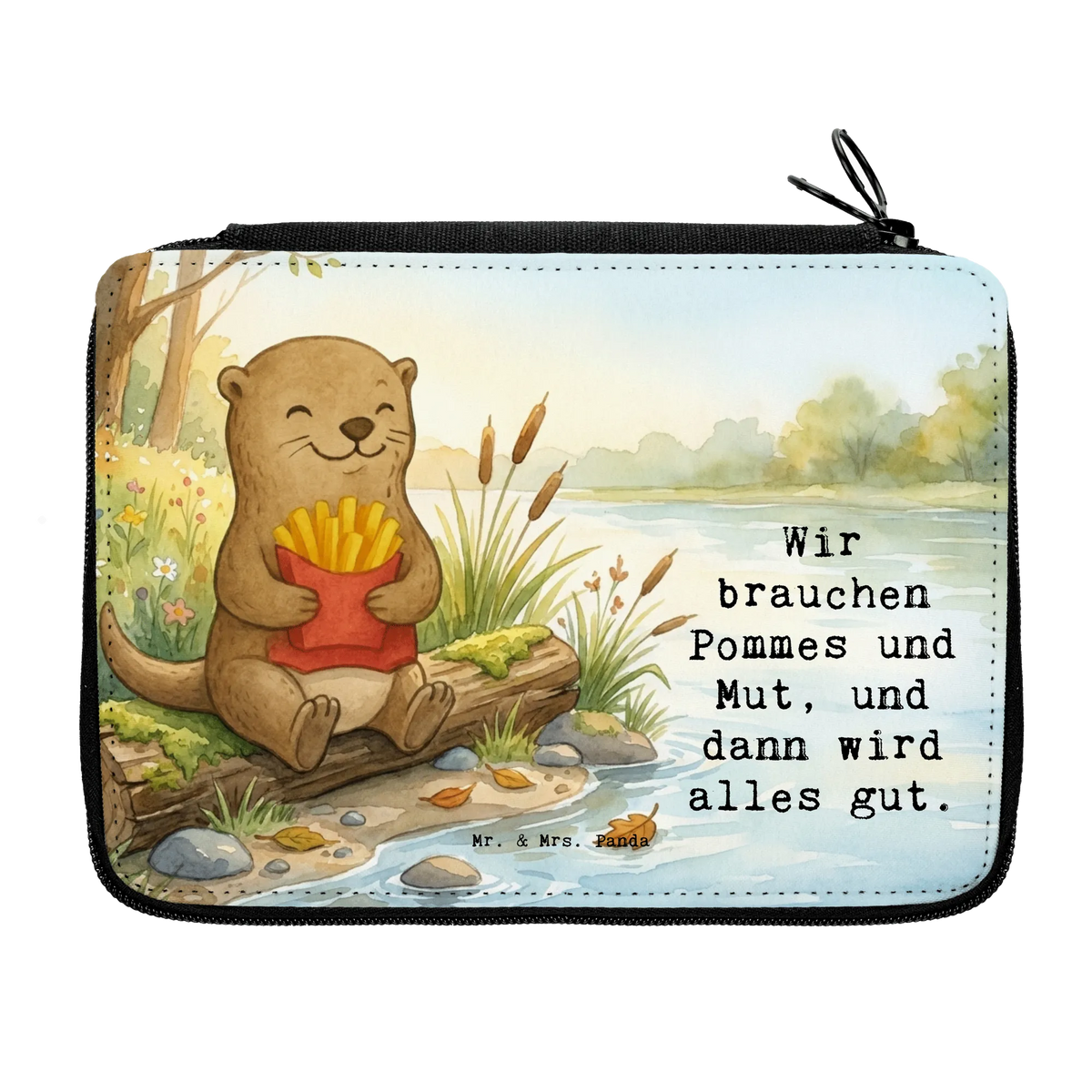 Leather folder Otter Pommes Design Stiftebeutel, Buntstiftmäppchen, Schuletui, Schreibetui, Schlampermäppchen, schulmäppchen set, reiseetui, Stiftetasche, Federtasche, Schüleretui, Zeichenetui, Federmappe, Stifte Etui, Bleistift Etui, Stifteetui, Farbstiftetui, Schulmäppchen, Federmappe Set, Bleistiftetui, Schreibmappe, Kinder Federmappe, Malmappe, Mäppchen, Etui für Stifte, Buntstiftetui, Schlamper, Etui, Federmäppchen, Stiftemappe, Federpenal