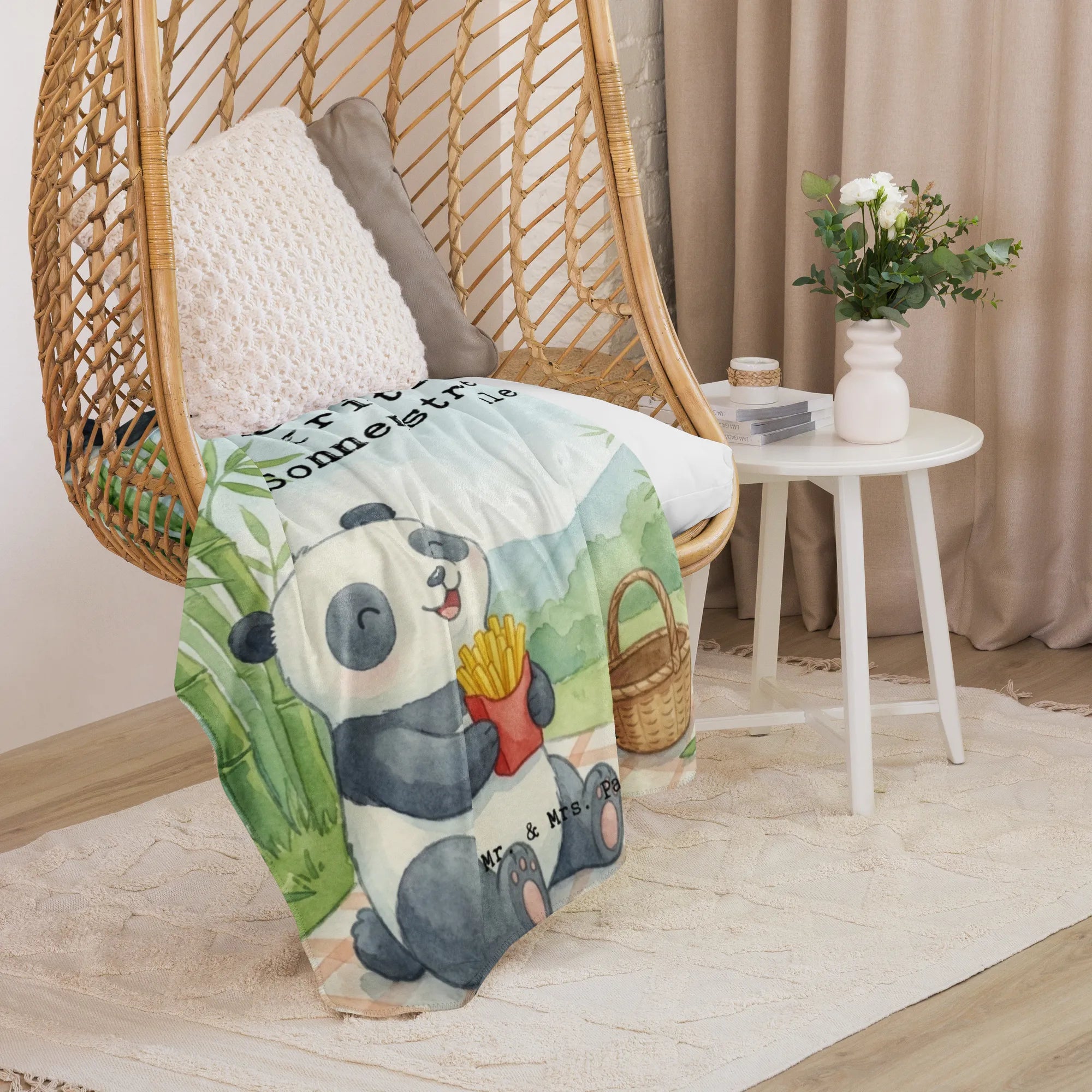 Koc Sherpa Panda beflügelt Pommes Design Tagesdecke, Flauschdecke, Heimdecke, Kuscheldecke, Sofadecke, Überwurf, Winterdecke, Kuscheldecke groß, Plüschdecke, Decke, Sherpa Decke, Sherpa-Decke, Wohndecke, Couchdecke, Plaid, Schmusedecke, Wärmedecke
