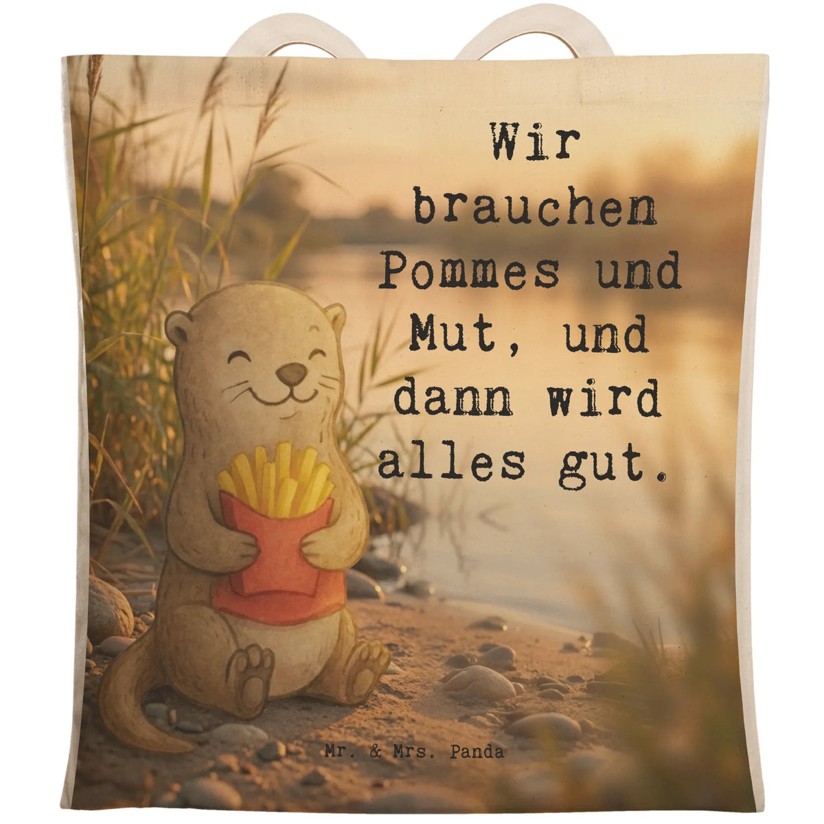 Einkaufstasche Otter Pommes Design Taschen Shopper, Cityshopper, Alltagstasche, Tote Bag, Einkaufstasche, Beutel Tasche, Beuteltasche, großer shopper, Tragetasche Mit Spruch, Shoppingtasche, Tasche, Shoppingbag, Tragetasche Bedruckt, Einkaufsshoppinger, Freizeittasche, Beutel, Shopping Bag, Markttasche, Tragetasche, Mehrzwecktasche, Stoffshopper, Stofftragetasche, Stoffbeutel, Große Einkaufstasche