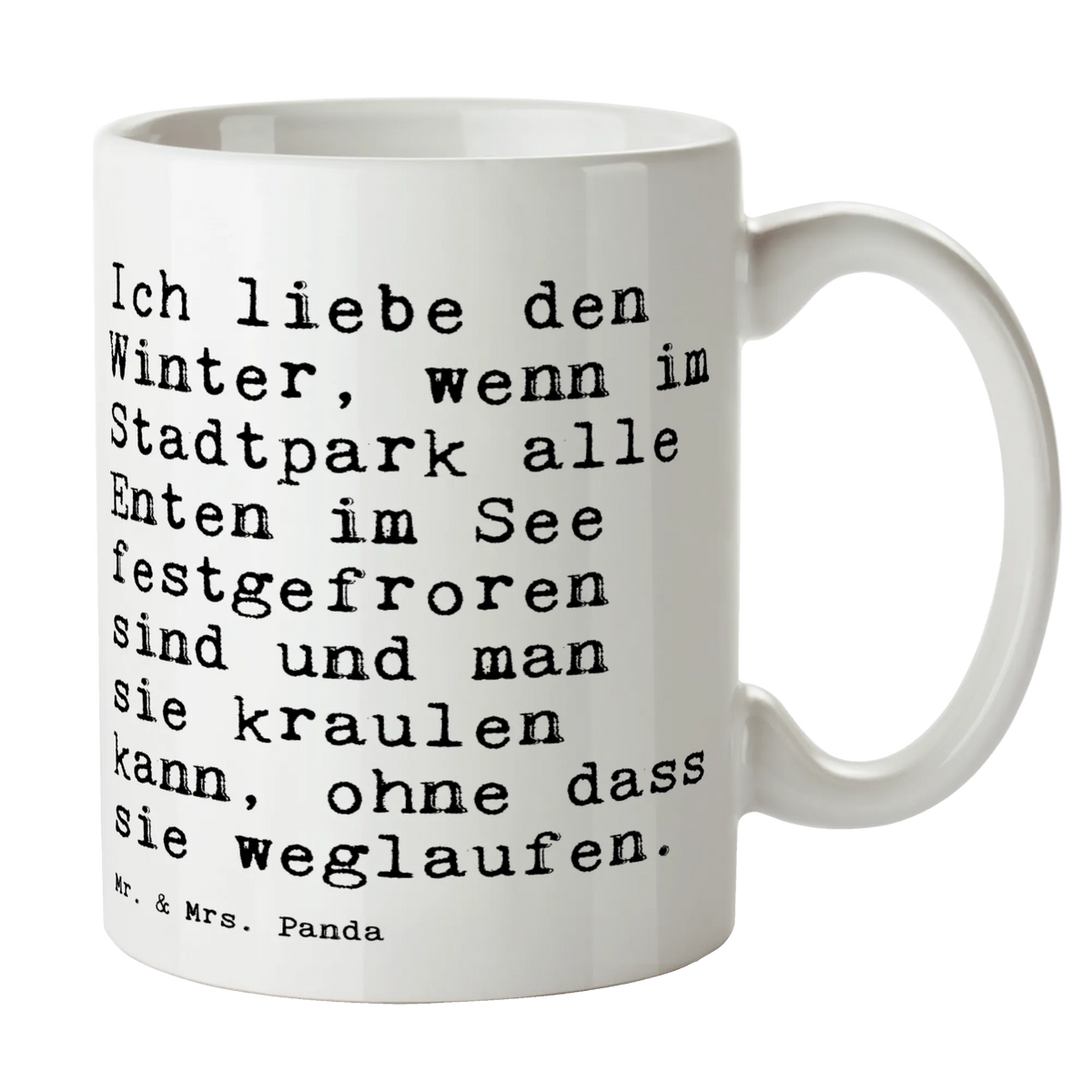 Tasse Ich liebe den Winter,...