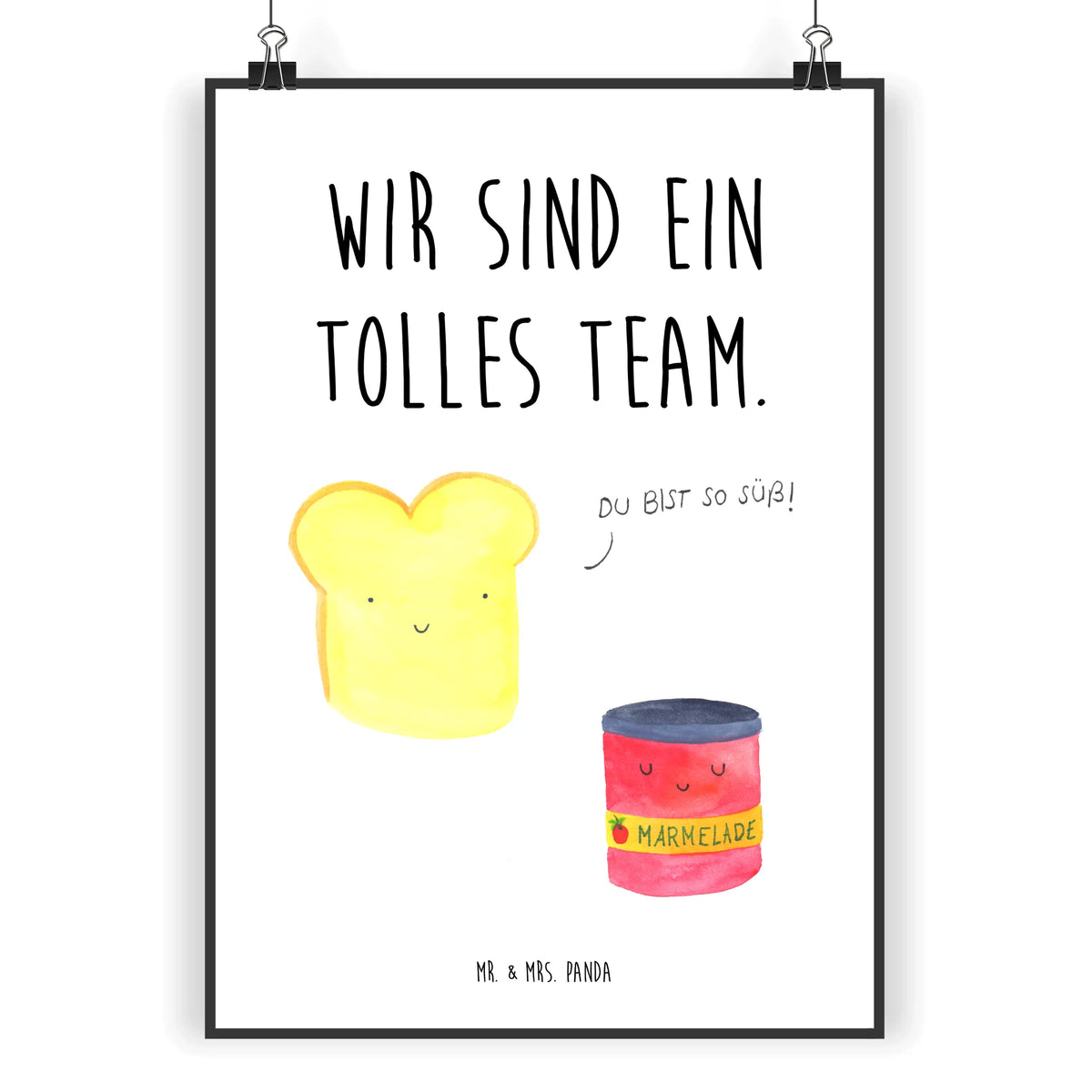 Poster toast jam