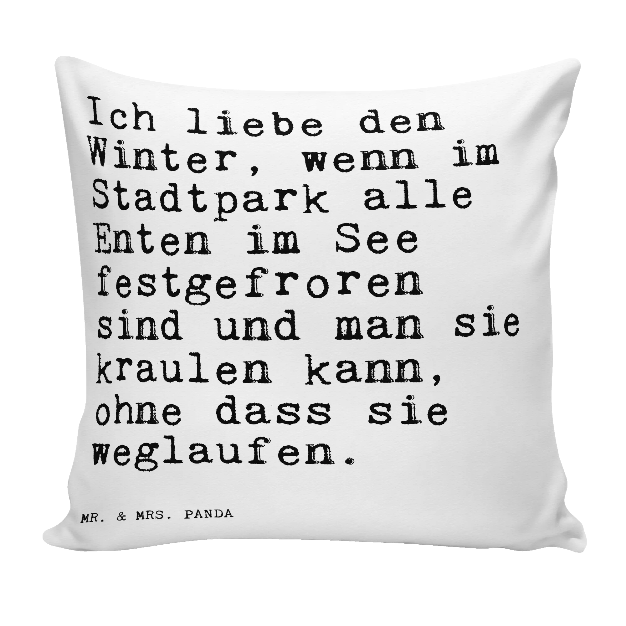 Cushion Ich liebe den Winter,... saying, sayings, wisdom, quotes, Sayings Proverbs Wisdom Quotes Funny Wisdom Words