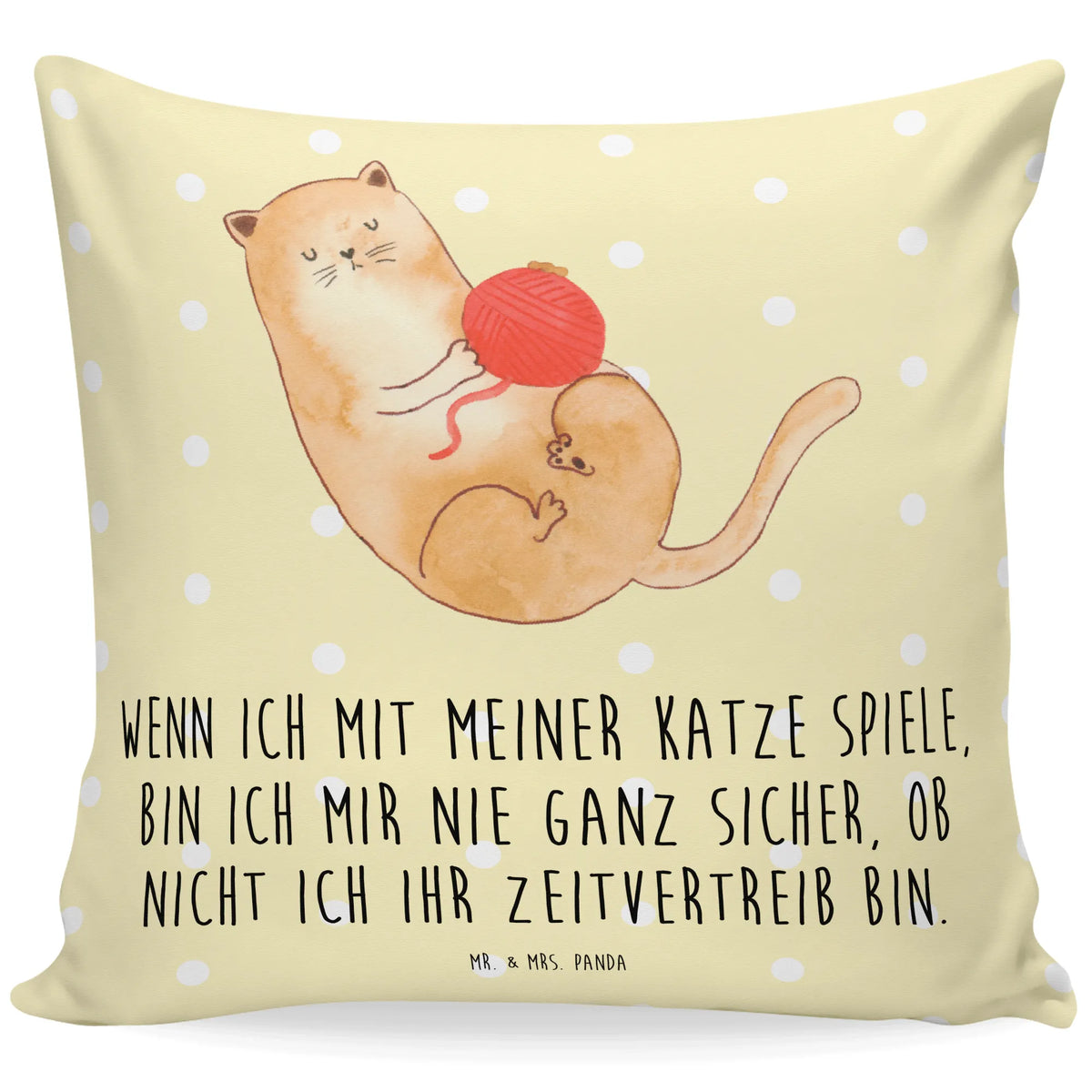 40x40 Kissen Katze Wolle