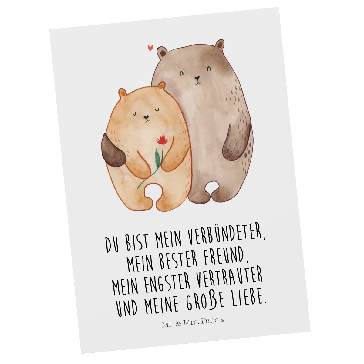 Postcard Bears in love Loving, Two, Together, Marriage, Proposal of marriage, Love gift, gift for her, gift for him, anniversary gift, Girlfriend, Boyfriend, Wedding anniversary, Gift Friend, Proof of love, Married, Gift Girlfriend, Gift Wedding, Engaged, Bears, Anniversary, In love