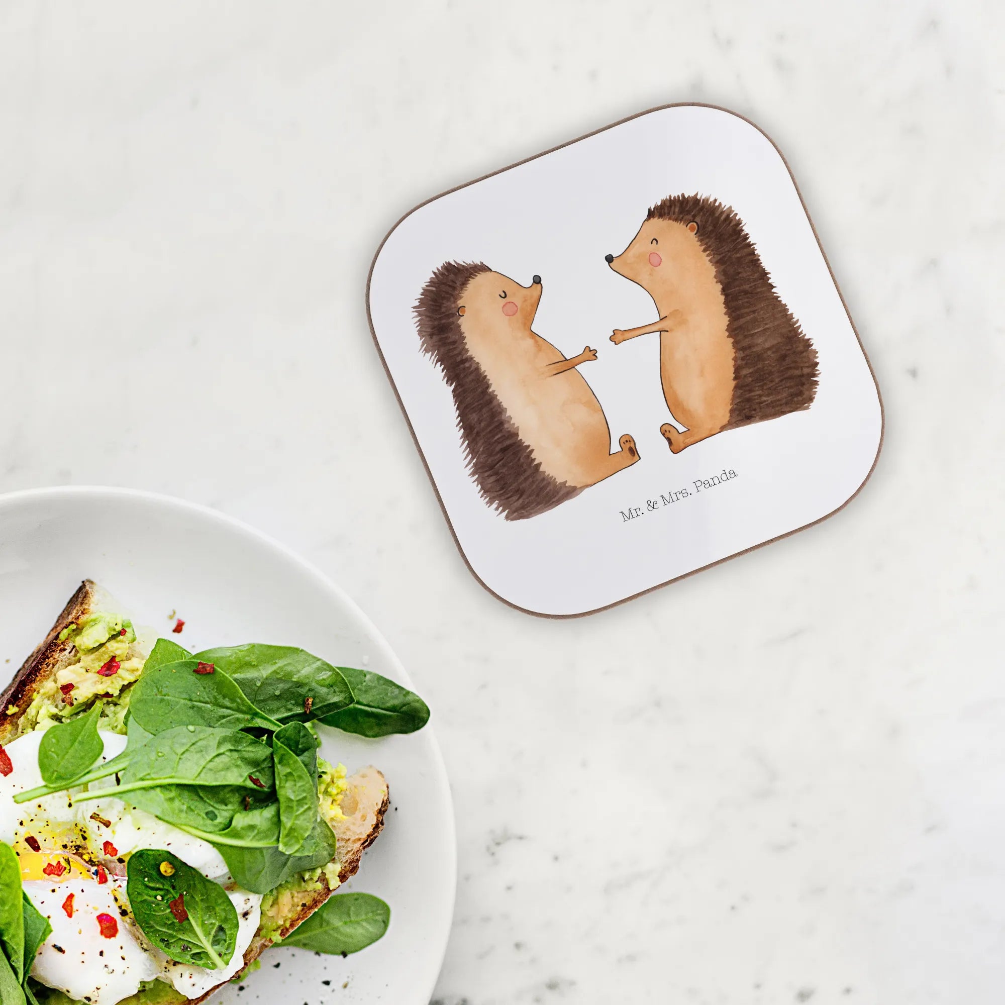Square coaster Hedgehogs in love Love gift, Loving, Two, Together, Marriage, Proposal of marriage, gift for her, gift for him, anniversary gift, Anniversary, Wedding, Married, Engaged, In love, Gift, Proof of love, Girlfriend, Wedding anniversary, Friend