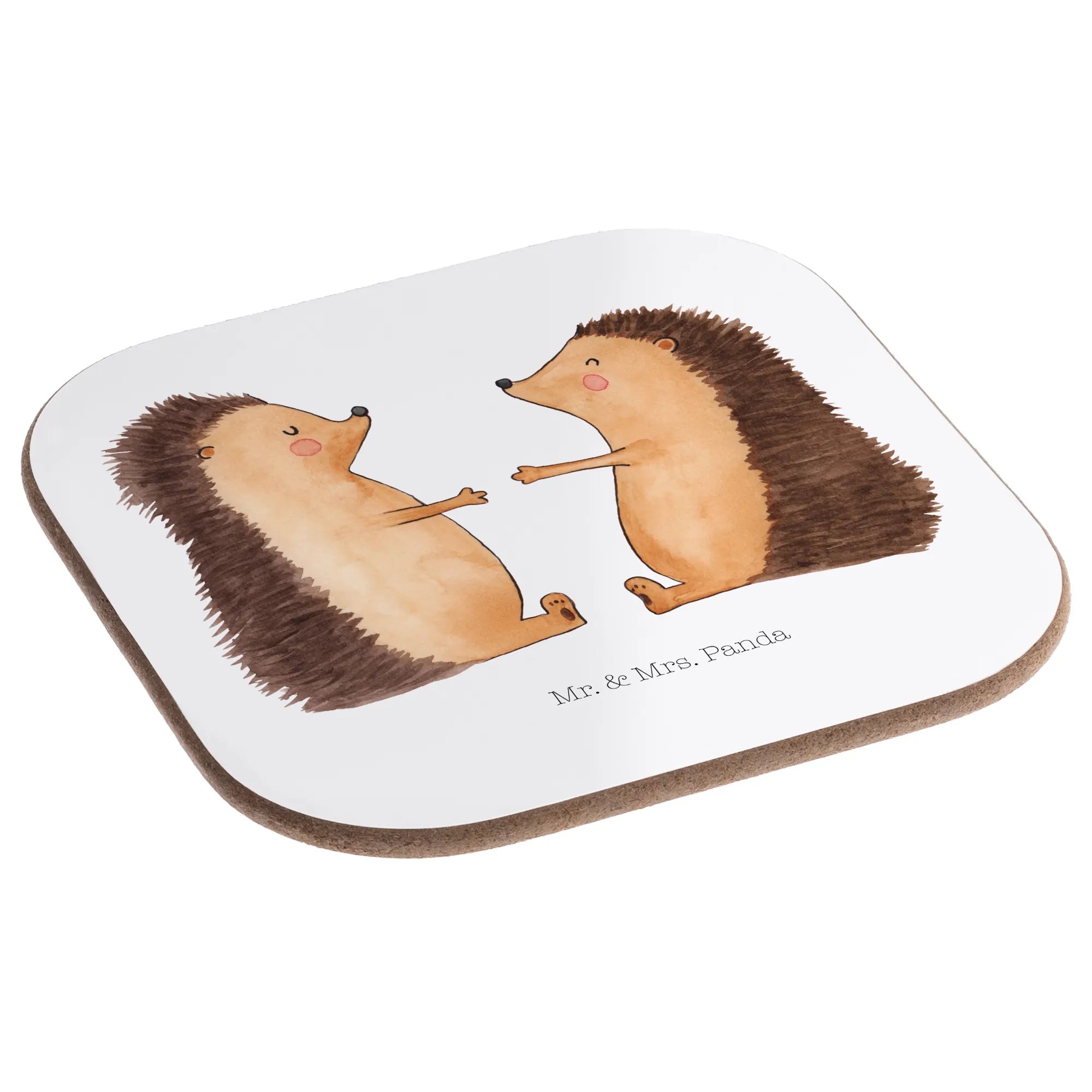 Square coaster Hedgehogs in love Love gift, Loving, Two, Together, Marriage, Proposal of marriage, gift for her, gift for him, anniversary gift, Anniversary, Wedding, Married, Engaged, In love, Gift, Proof of love, Girlfriend, Wedding anniversary, Friend