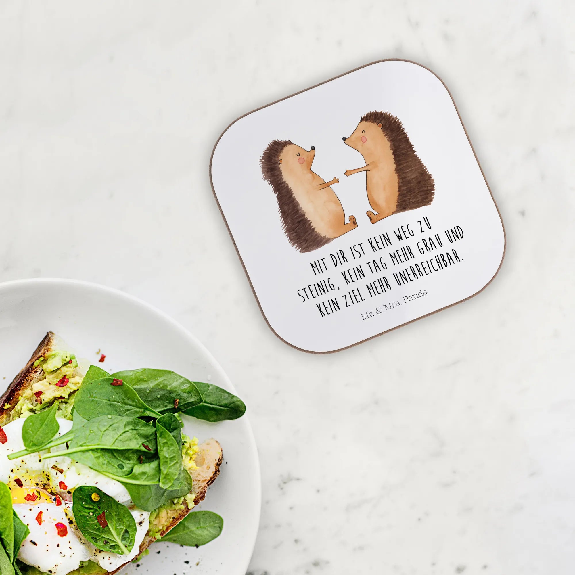 Square coaster Hedgehogs in love Love gift, Loving, Two, Together, Marriage, Proposal of marriage, gift for her, gift for him, anniversary gift, Anniversary, Wedding, Married, Engaged, In love, Gift, Proof of love, Girlfriend, Wedding anniversary, Friend