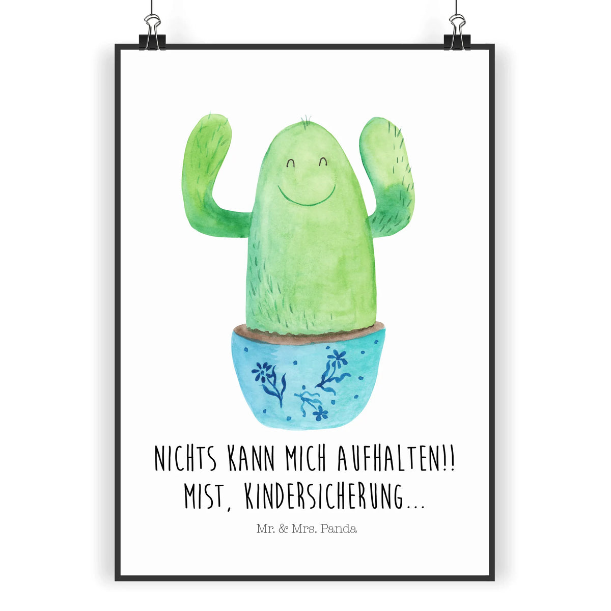 Poster cactus happy