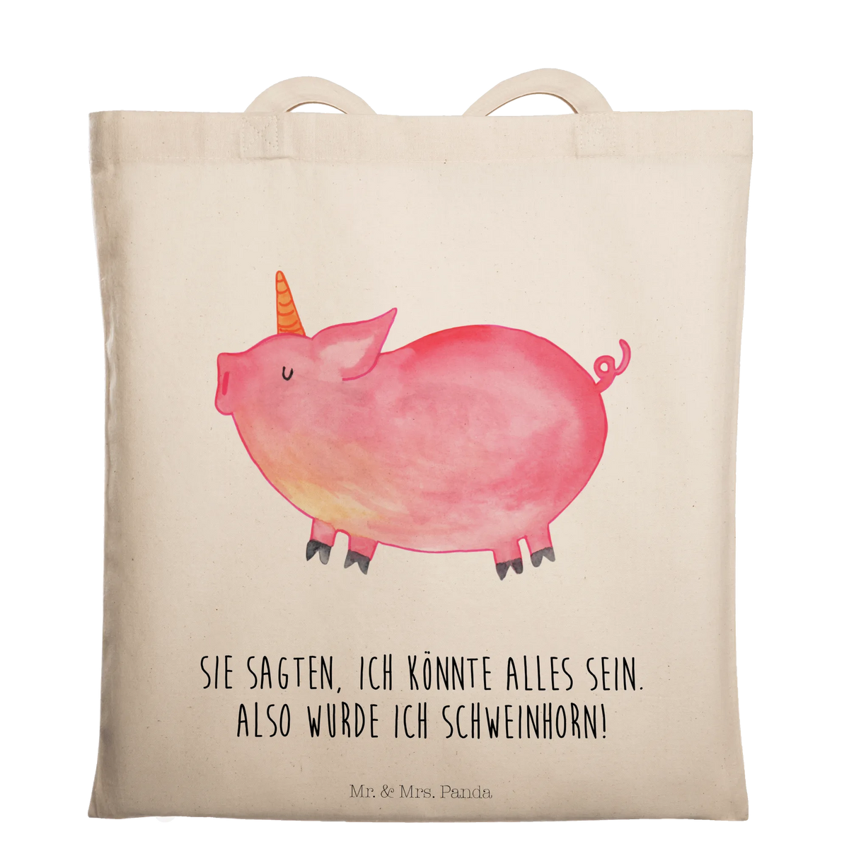Tote bag unicorn Pig girlfriend gift, pigcorn, Funny saying, piggycorn