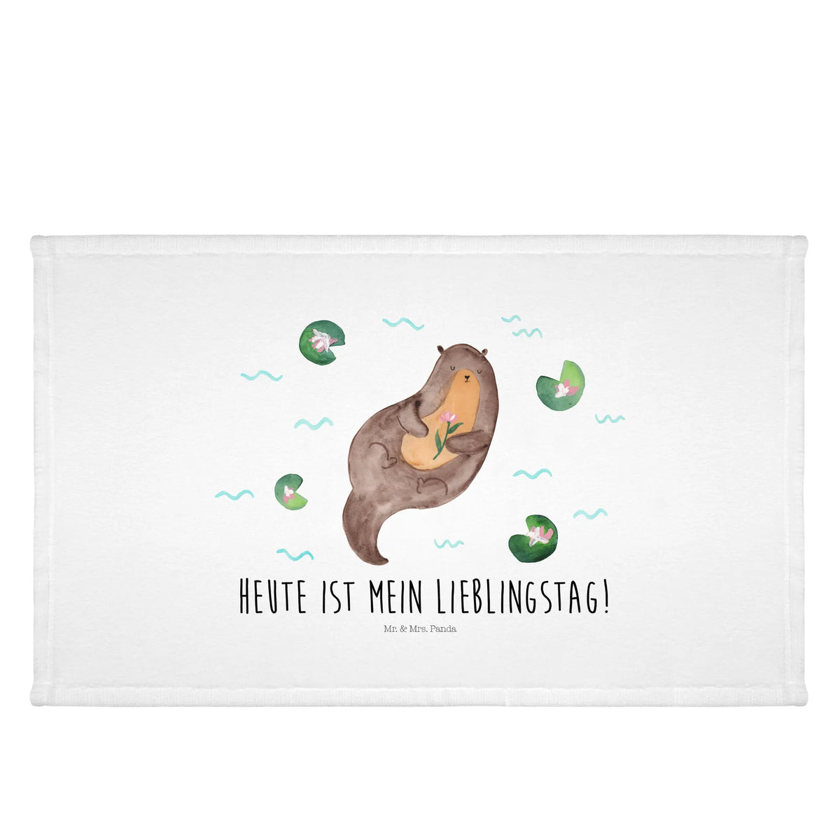 Handtuch Otter Seerose Handtuch 50x100, Flauschtuch, Frotteehandtuch, handtuch frottee, 50x100 Handtuch, Baumwollhandtuch, Handtuch, gesichtshandtuch, handtuch baumwolle, gesichtstuch, Handtuch 100x50, kleines Handtuch, Händehandtuch, frottierhandtuch, Baumwollhandtuch 50x100, Mittelgroßes Handtuch, Otter, Seeotter, Fischotter, Otter Seeotter See Otter
