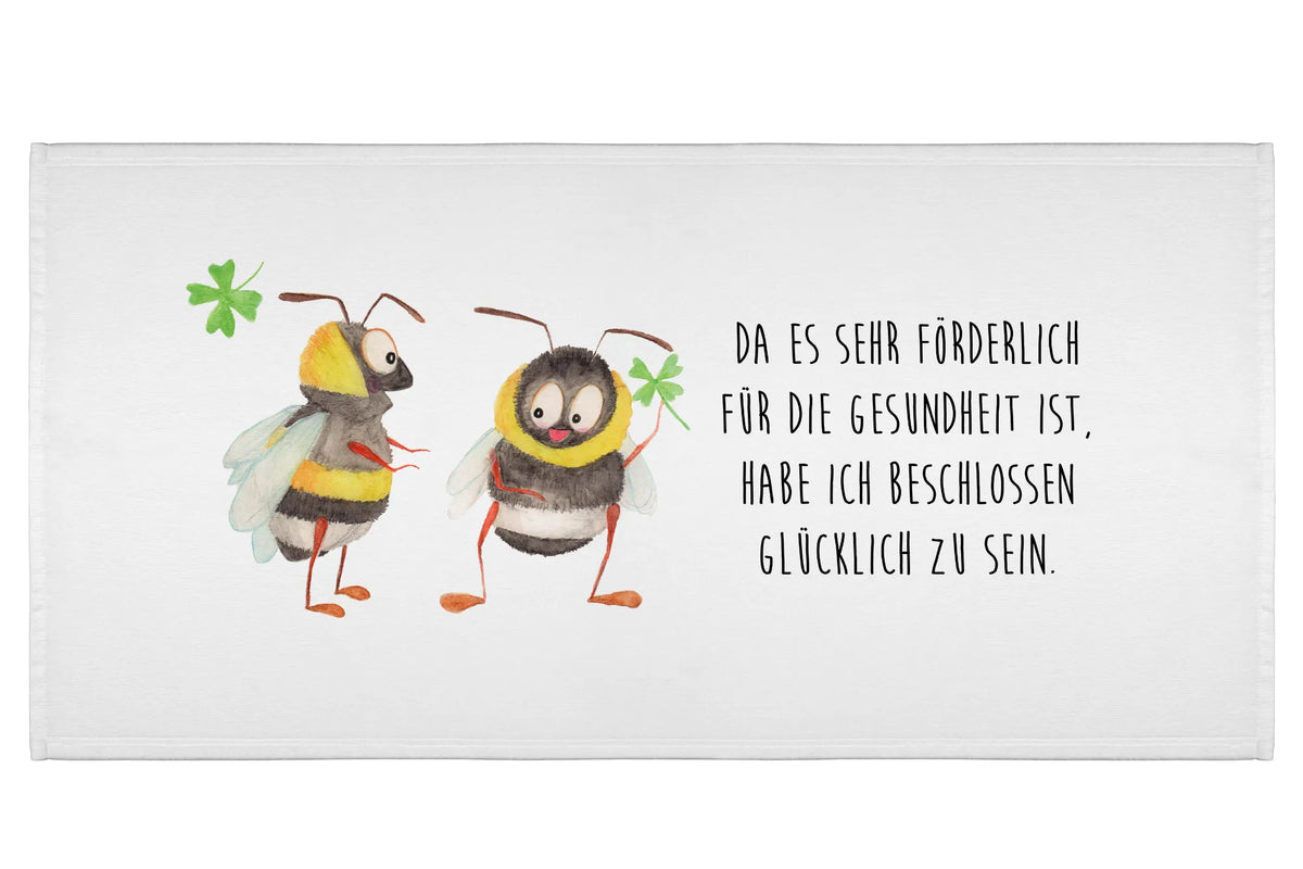 Handtuch Hummeln Kleeblatt