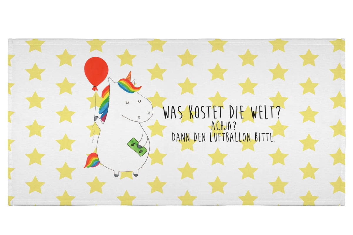Handtuch Einhorn Luftballon