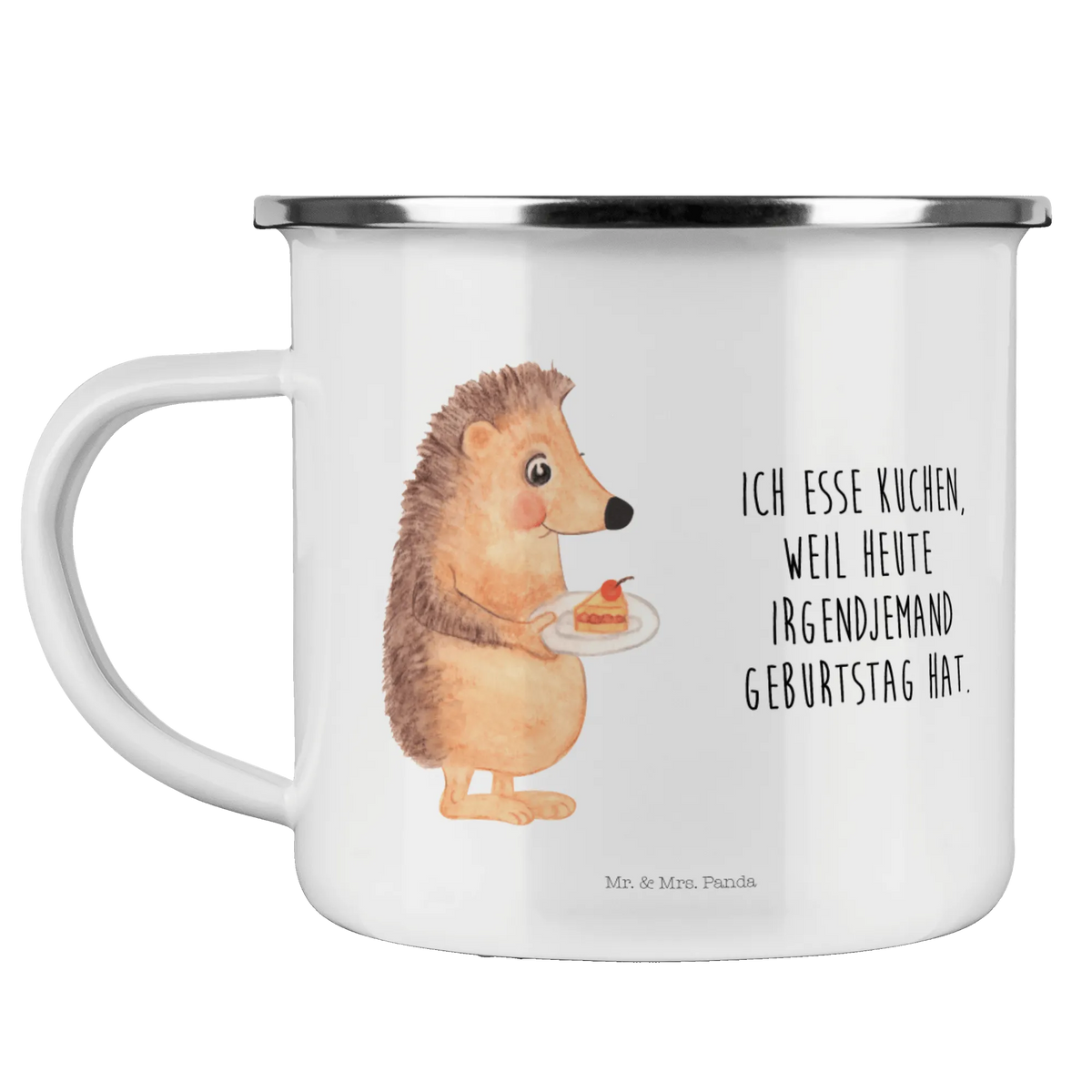 Camping Emaille Tasse Igel Kuchenstück becher emaille, blechbecher, Emaille Tasse, wandertasse, Emaille Becher, Tasse Emaille, Outdoor Tasse, Campingbecher, Campingtasse, outdoortasse, Motivtasse, emaillebecher, Blechtasse, Pott, Haferl, Teetasse, Reisebecher, Outdoor Becher, Teebecher, Emailletasse, reisetasse, Kaffeepott, wanderbecher, metallbecher, Lustige Sprüche, Tiere, Tiermotive, Gute Laune, Torte, Kuchen Backen, Backen Geschenk, Kuchen, Einladung Party, Igel, Essen Spruch, Geburtstagskuchen