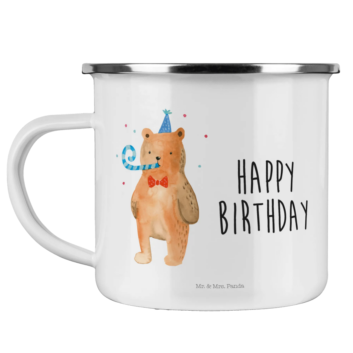 Camping Emaille Tasse Bär Geburtstag metallbecher, Motivtasse, wanderbecher, Reisebecher, Outdoor Becher, wandertasse, blechbecher, emaillebecher, Teetasse, Kaffeepott, Haferl, Campingbecher, Blechtasse, Outdoor Tasse, outdoortasse, Campingtasse, Emaille Becher, Tasse Emaille, Pott, Emaille Tasse, Teebecher, Emailletasse, becher emaille, reisetasse, Teddy, Bär, Teddybär, Happy Birthday, Alles Gute, Geburtstag, Glückwunsch