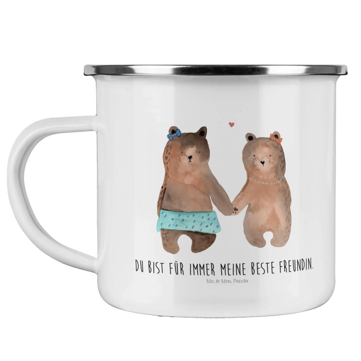 Camping Emaille Tasse Bär Freundin becher emaille, Emailletasse, reisetasse, blechbecher, emaillebecher, Tasse Emaille, Emaille Tasse, Outdoor Becher, Haferl, Outdoor Tasse, Teetasse, wanderbecher, Blechtasse, metallbecher, wandertasse, Teebecher, outdoortasse, Motivtasse, Campingtasse, Kaffeepott, Emaille Becher, Campingbecher, Reisebecher, Pott, Teddy, Bär, Teddybär, Bär Freundin Beste Freund Liebe Liebesbeweis Verliebt Kumpel Kumpeliene