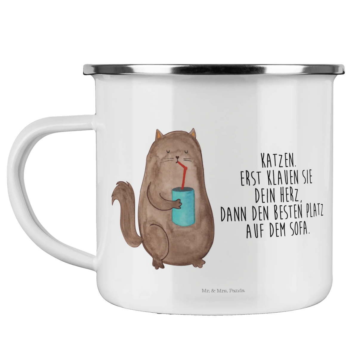 Camping Emaille Tasse Katze Dose Blechtasse, Outdoor Becher, Emaille Becher, Campingtasse, reisetasse, Haferl, blechbecher, Reisebecher, Emailletasse, Tasse Emaille, becher emaille, emaillebecher, wandertasse, metallbecher, Kaffeepott, outdoortasse, Motivtasse, Emaille Tasse, Teetasse, Pott, Campingbecher, wanderbecher, Outdoor Tasse, Teebecher, Katzensouvenirs, Katzenliebhaberprodukte, Katzenmotive, Katzenmotiv, Katzenfan, Katzendeko, Katze, Katzenfreund, Katzenliebhaber, Katzenprodukte, Katzenartikel, Katzenaccessoires, Mietze, Katzenhalter, Katzenbesitzerin, Kater, Futter, Katzenfutter, Cats, Katzen, Cat, Haustier