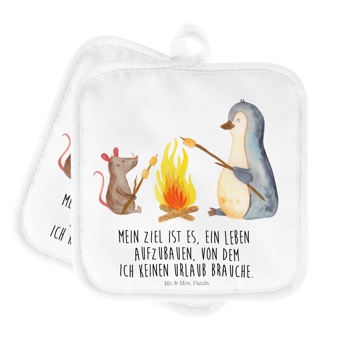 2er Set Topflappen  Pinguin Lagerfeuer Topflappen, Kochlappen, Zwei Topflappen, Ofenlappen, Topfuntersetzer, Doppel Topflappen, Topflappenset, topfhalter, Topflappen im Doppelpack, 2er Set Topflappen, Topflappen 2er Set, Topflappen Set, Pinguin, Motivation, Lebensmotivation, Maus, Pinguine, Lebensspruch, Neustart, Büro, Leben, Grillen, Liebe, Arbeit, Feuer, Job, Marshmallows, Lagerfeuer, Büroalltag