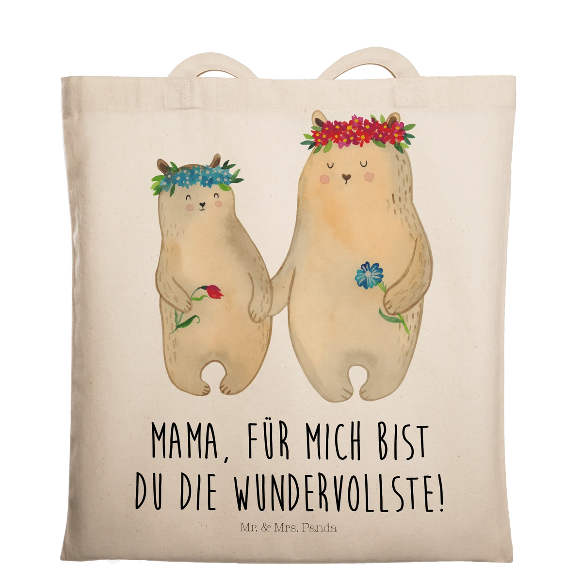 Tragetasche Bären mit Blumenkranz Freizeittasche, Stoffbeutel, Unitasche, henkeltasche baumwolle, canvas tasche, festival tasche, Einkaufstüte, beutel baumwolle, universaltasche, Jutetasche, Schulbeutel, einkaufstasche baumwolle, Tote Bag, stofftasche baumwolle, schulterbeutel, Stoff-Tragetasche, Shopping Tasche, Büchertasche, Baumwollbeutel, Laptoptasche, stoff shopper, textilbeutel, Alltagstasche, Uni Tasche, studententasche, campus tasche, festivaltasche, baumwoll shopper, Baumwoll-Shopper, schultertasche baumwolle, freizeitbeutel, dokumententasche, tasche baumwolle, Tragetasche, Baumwolltasche, tragetasche baumwolle, umhängetasche baumwolle, einkaufsshopper, Jutebeutel, Baumwoll-Tragetasche, Beutel, tragbeutel, textiltasche, Schultasche, Tasche, Einkaufstasche, totebag, umhängebeutel, Oma, Opa, Muttertag, Familie, Schwester, Bruder, Vatertag, Mama, Papa, Mutter, Bär, Lieblingsmama, Töchter, Kind, Lieblingsmensch, Geschenk Mama. Muttertag, Vorbild, Tochter, Family, Bären, Mutti, Kinder, Mami, Beste Mutter, Weltbeste Mama