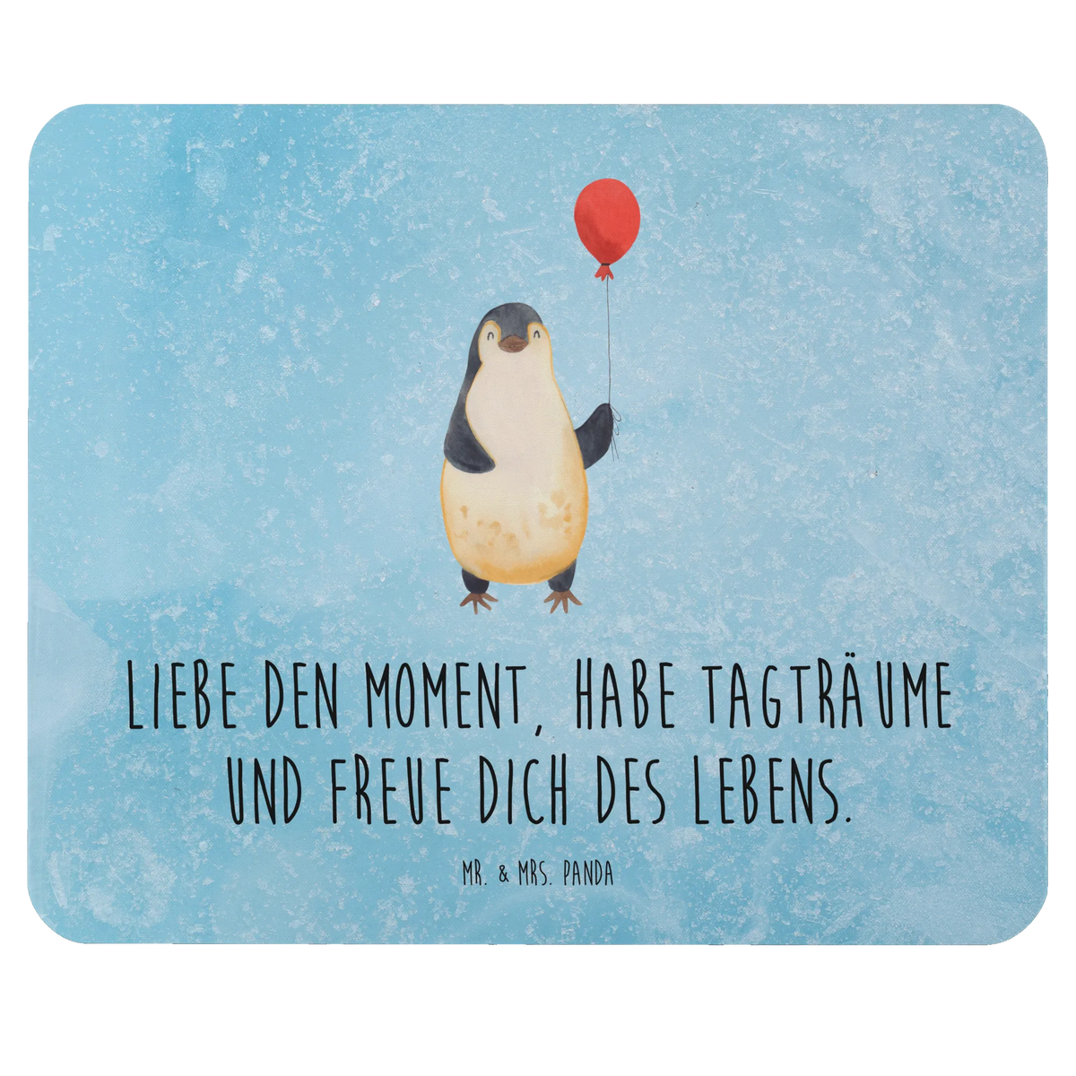 Mouse mat Penguin balloon North Pole, Penguins, best friend, gift girlfriend, new start, love of life, new life, balloon, penguins, gift idea