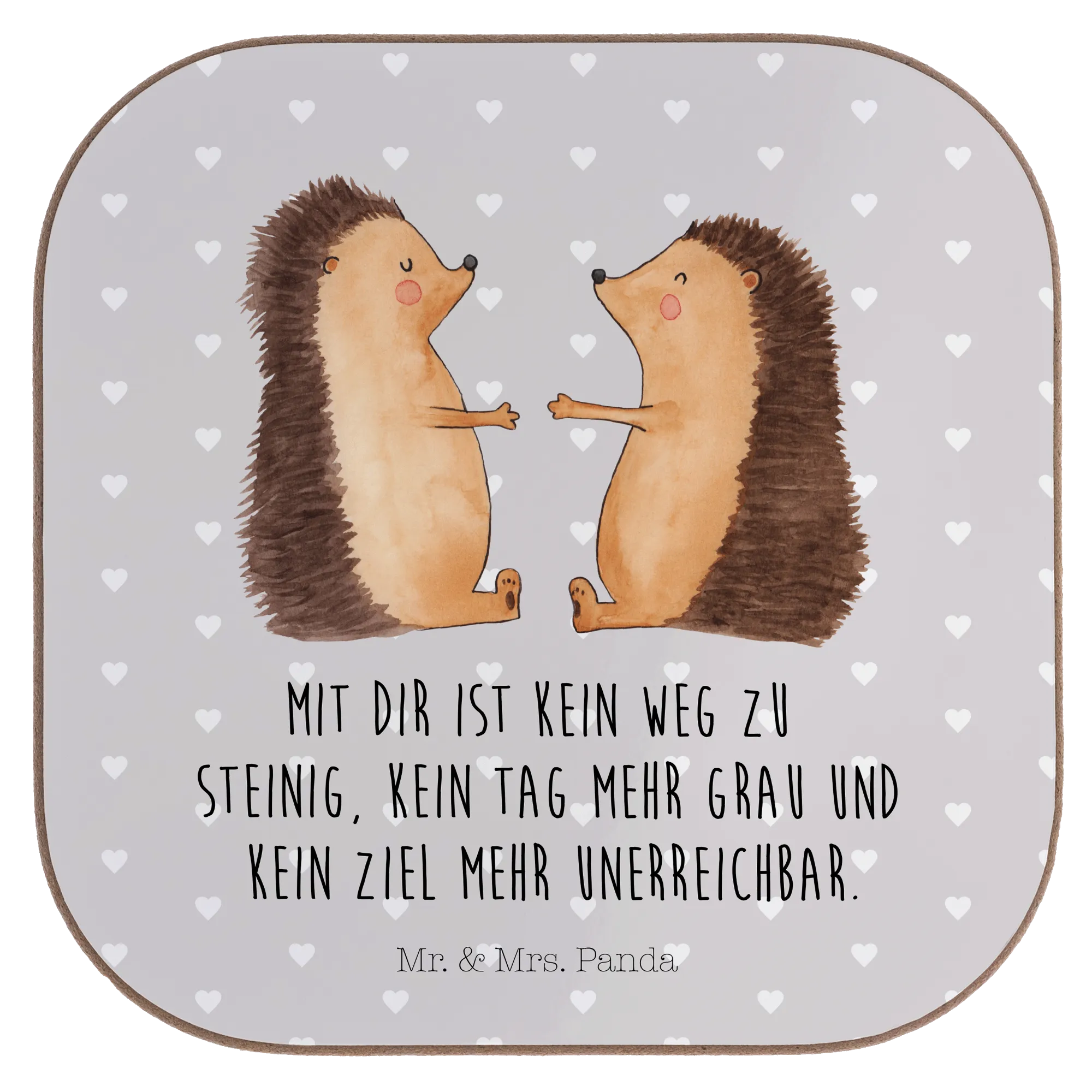 Square coaster Hedgehogs in love Love gift, Loving, Two, Together, Marriage, Proposal of marriage, gift for her, gift for him, anniversary gift, Anniversary, Wedding, Married, Engaged, In love, Gift, Proof of love, Girlfriend, Wedding anniversary, Friend