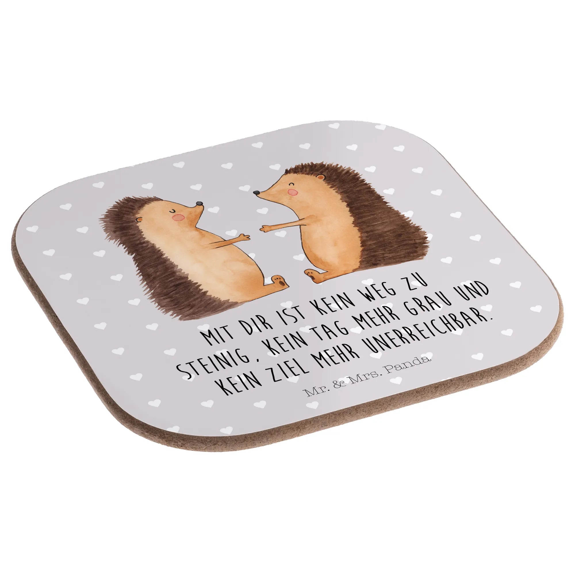 Square coaster Hedgehogs in love Love gift, Loving, Two, Together, Marriage, Proposal of marriage, gift for her, gift for him, anniversary gift, Anniversary, Wedding, Married, Engaged, In love, Gift, Proof of love, Girlfriend, Wedding anniversary, Friend