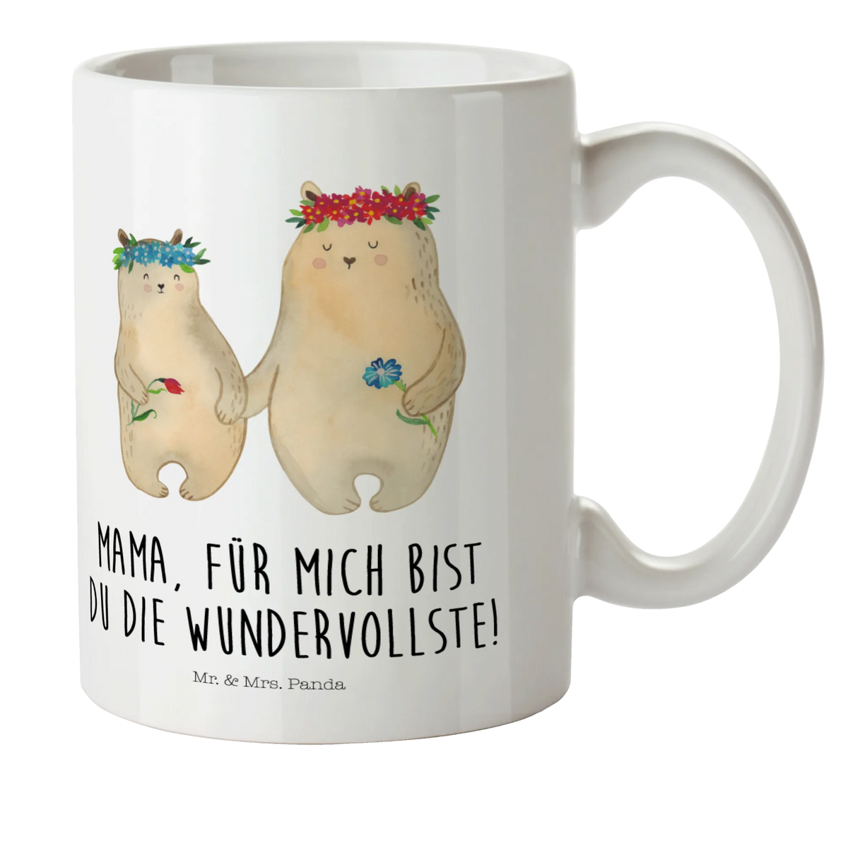Child's mug Bears with flower crown