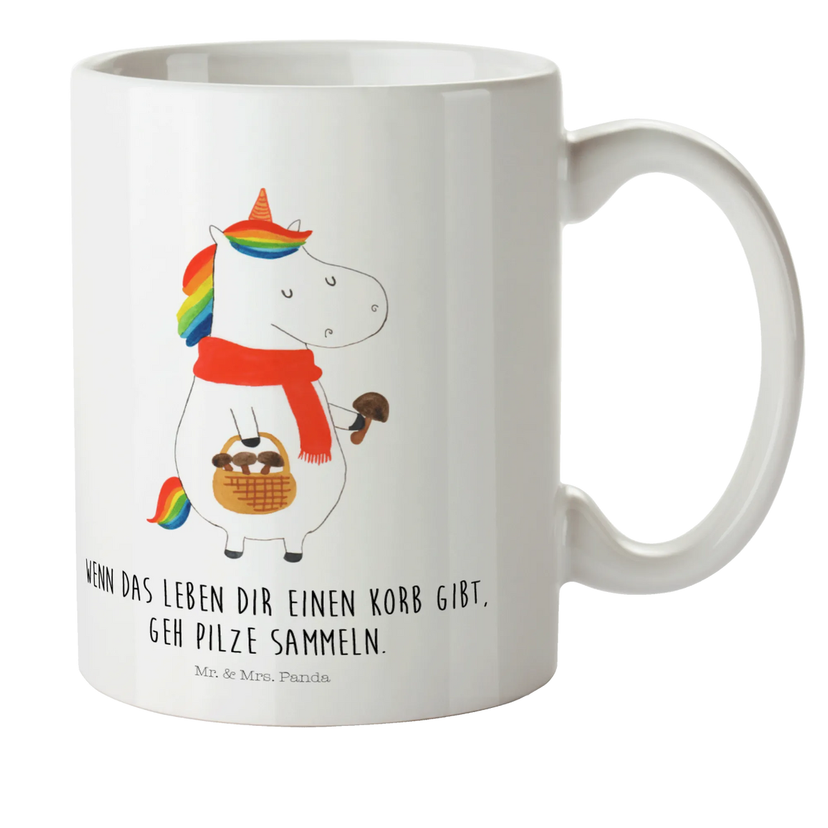 Kindertasse Einhorn Pilz