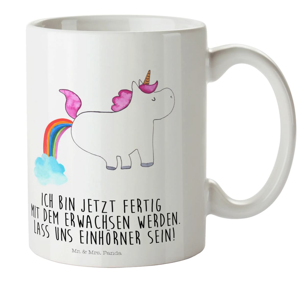 Kindertasse Einhorn Pupsen