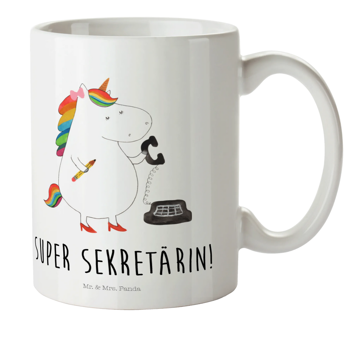 Kindertasse Einhorn Sekretärin