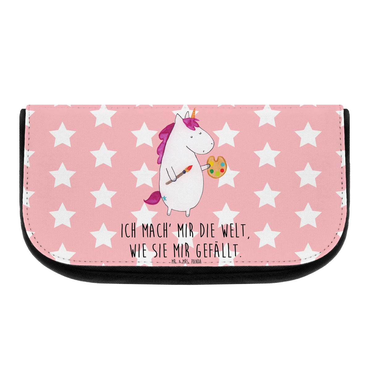 Kosmetiktasche Einhorn Künstler