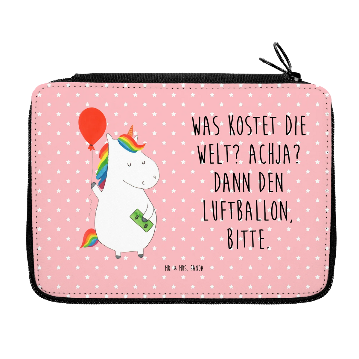 Federmappe Einhorn Luftballon