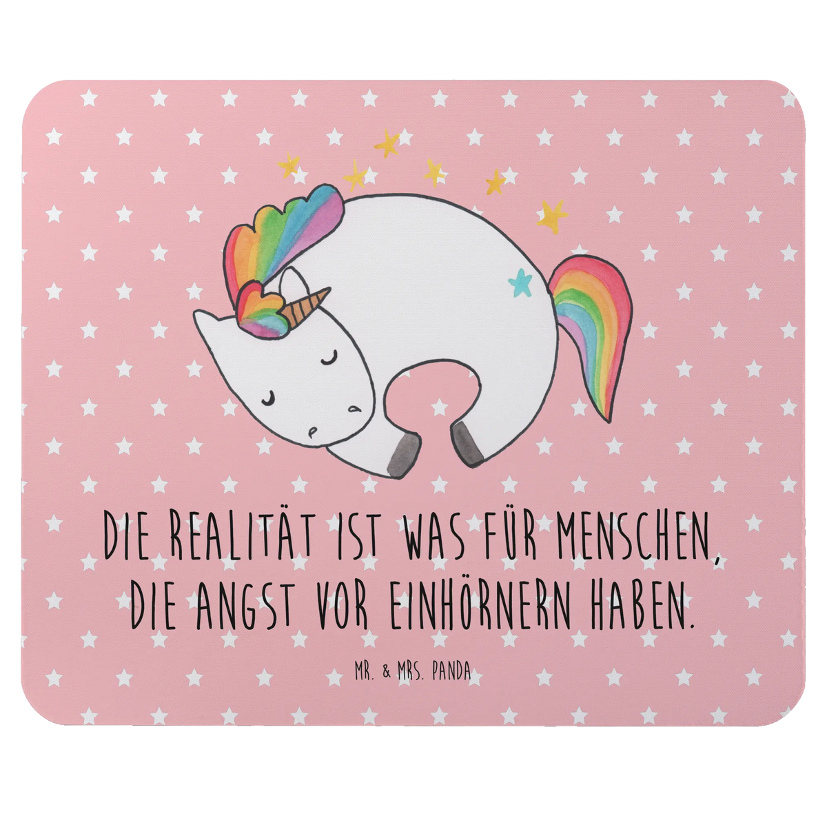 Mauspad Einhorn Nacht