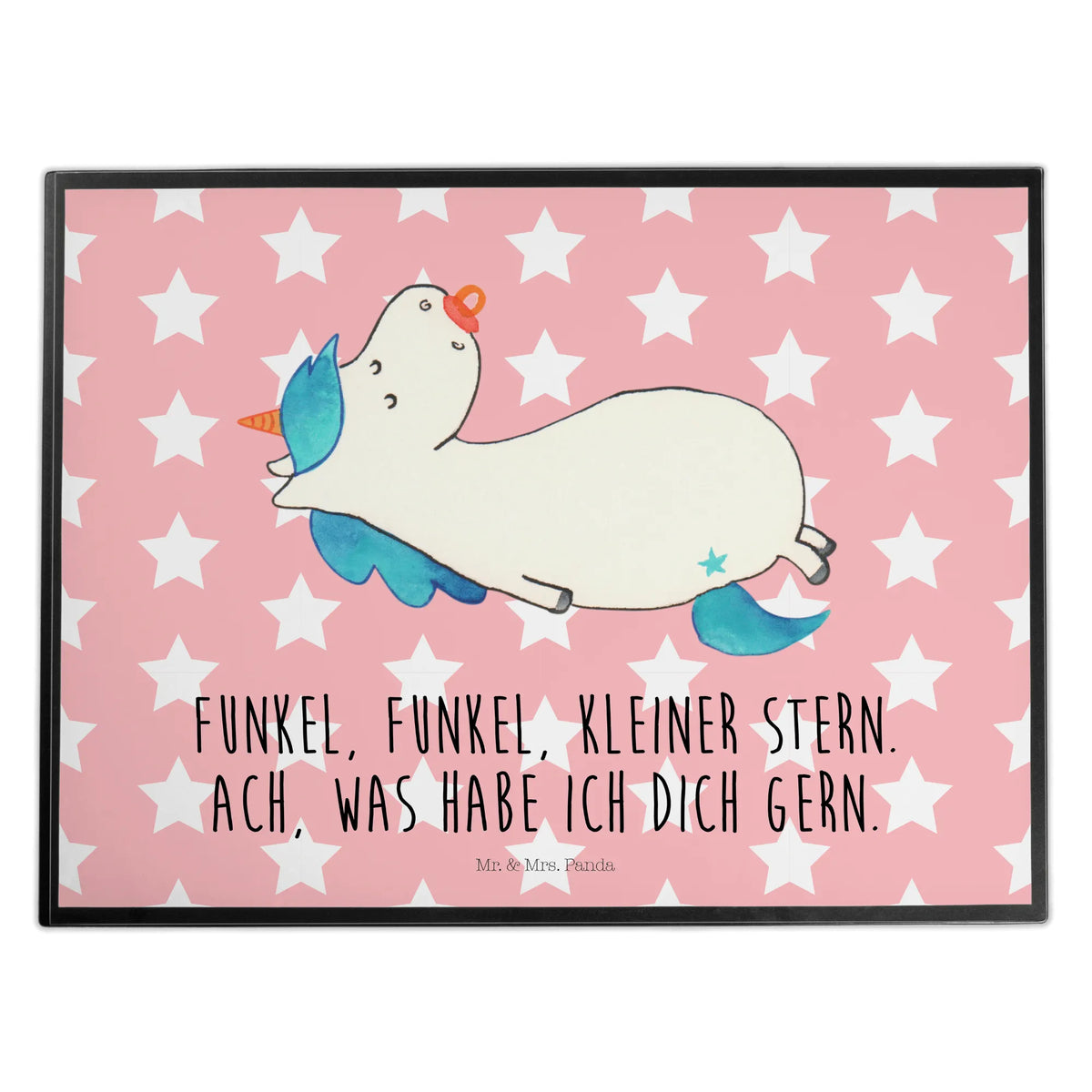 Schreibtischunterlage Einhorn Schnuller