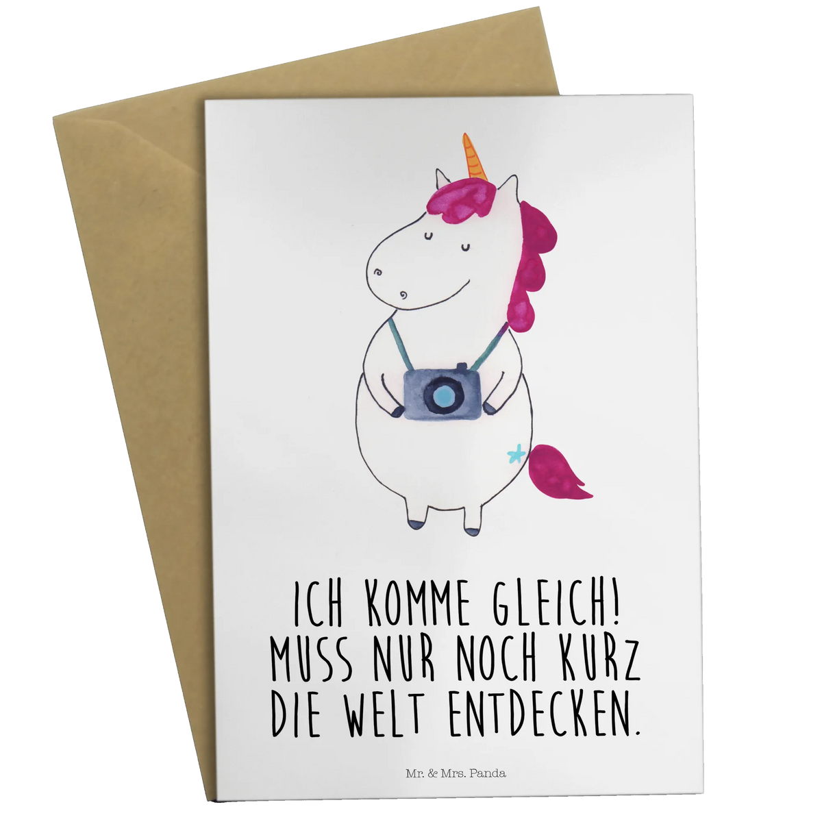 Grußkarte Einhorn Fotograf weihnachtskarten, Grußkarten, kommunionskarte, valentinstagskarte, genesungskarte, Motivkarte, glückwunschkarten, vatertagskarte, einladungskarten, babykarte, osterkarte, Beileidskarte, Klappkarte, firmungskarte, hochzeitskarten, neujahrskarte, dankeskarten, Glückwunschkarte, spruchkarte, abiturkarte, Grußkarte, osterkarten, jubiläumskarte, Unicorn, Einhorn, Einhörner, Einhorn Deko, Städtereise, Kurztrip, Tourist, Fotograf, Reise, Weltenbummler, Kamera, Urlaub, Weltreise, Fotografie, Reisen