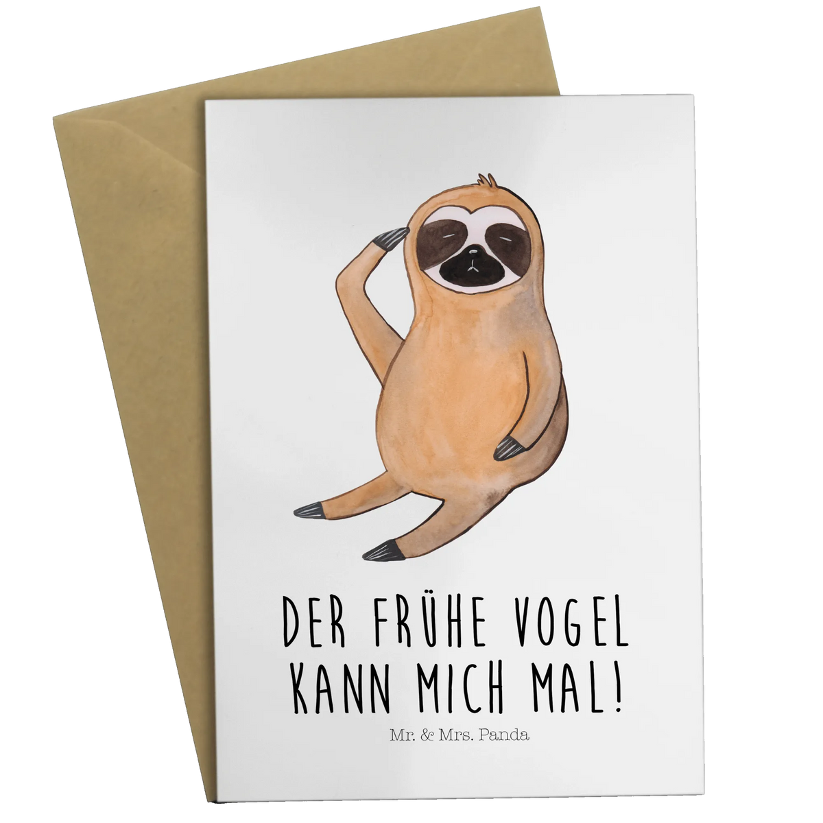 Grußkarte Faultier Vogel weihnachtskarten, Beileidskarte, babykarte, Motivkarte, kommunionskarte, genesungskarte, valentinstagskarte, Grußkarte, abiturkarte, hochzeitskarten, spruchkarte, neujahrskarte, Klappkarte, vatertagskarte, Grußkarten, einladungskarten, dankeskarten, firmungskarte, glückwunschkarten, jubiläumskarte, osterkarte, Glückwunschkarte, osterkarten, Faultier, Faultier Deko, Faultier Geschenk, Faultierwelt, Frühaufsteher, Vogel, Faultiere, Der Frühe Vogel, Morgenmuffel, Früher Vogel, faul, Lieblingstier, Spinner