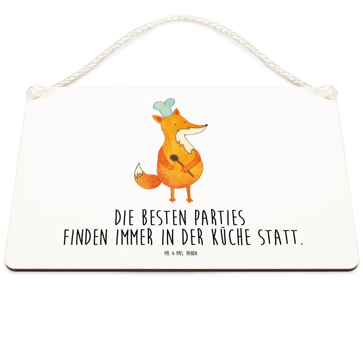 Decorative sign Fox A cook