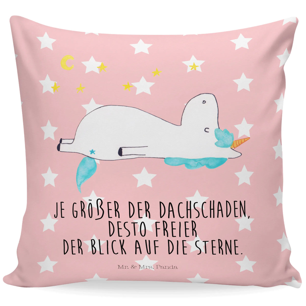 40x40 Kissen Einhorn Sternenhimmel