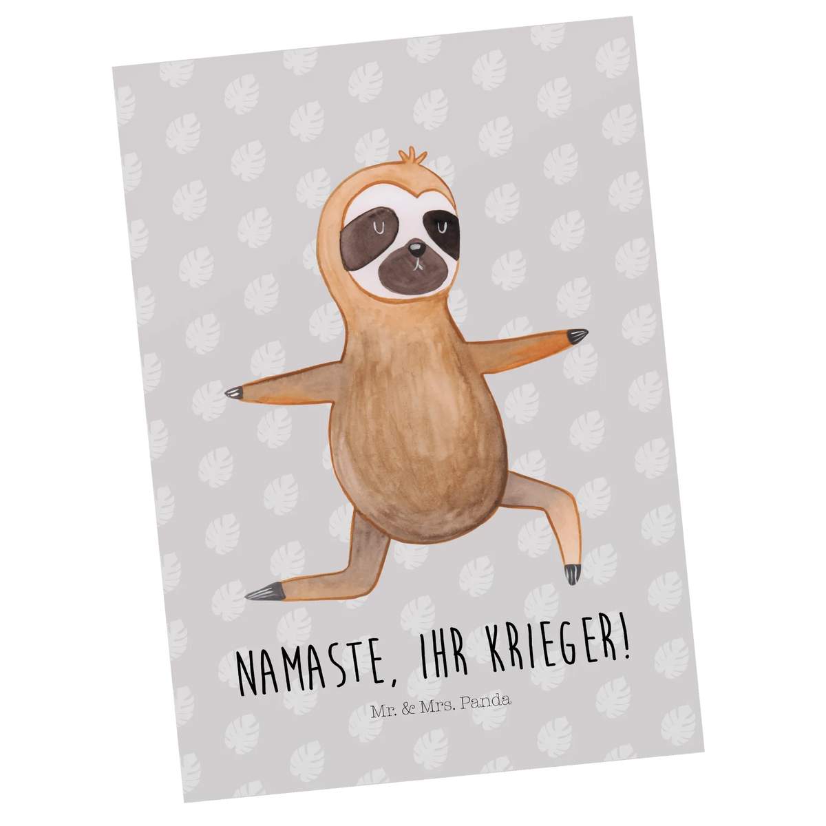 Postkarte Faultier Yoga Postkarte, Motivkarte, Designkarte, Ansichtskarten, Postkarten, Grußkarte, einzelkarte, bildkarte, Ansichtskarte, kunstkarte, Fotokarte, spruchkarte, Kunstkarten, Faultier, Faultier Geschenk, Faultier Deko, Yogaübungen, Entspannung, Krieger, Gelassenheit, Meditation, Atmung, Yoga, Lieblingstier, faul, Faultiere, Namaste