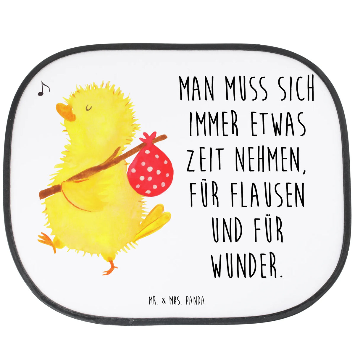 Car sun shade chick wander Easter bunny, globetrotters, joy, spring fever, miracles, nonsense, time, egg, Easter egg, Easter greetings, happy Easter, Easter eggs, time management, travelling, greetings, chick