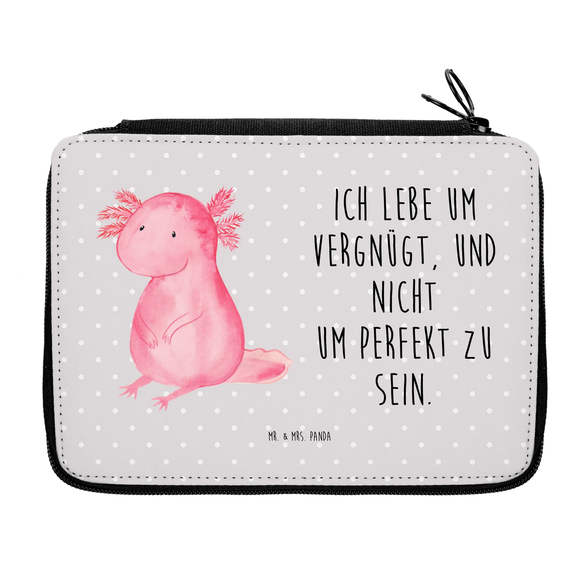 Federmappe Axolotl Niedlich Malmappe, Bleistiftetui, Federmappe, Schlampermäppchen, Etui, Buntstiftmäppchen, Federmappe Set, Federtasche, Bleistift Etui, Farbstiftetui, Schüleretui, Schulmäppchen, Stiftetasche, Schuletui, Stiftemappe, Etui für Stifte, Schreibetui, Federmäppchen, Kinder Federmappe, schulmäppchen set, Stifte Etui, Stifteetui, Mäppchen, Stiftebeutel, Zeichenetui, reiseetui, Schlamper, Federpenal, Buntstiftetui, Schreibmappe, Axolotl, Molch, Axolot, Lebensstil, Zufrieden, Vergnügt, Freundin, Lebensweisheit, Liebe, Weisheit, Fröhlich