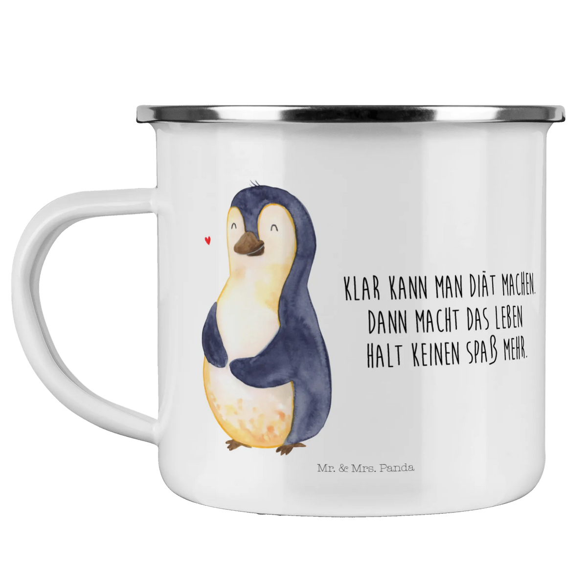 Camping Emaille Tasse Pinguin Diät reisetasse, emaillebecher, Blechtasse, Teebecher, Kaffeepott, Reisebecher, Outdoor Tasse, blechbecher, Emaille Tasse, Campingbecher, outdoortasse, Outdoor Becher, Emailletasse, metallbecher, wandertasse, Pott, Haferl, Emaille Becher, Motivtasse, Campingtasse, becher emaille, wanderbecher, Tasse Emaille, Teetasse, Pinguin, Diät, Abnehmen, Gewicht, Selbstliebe, Motivation, Pinguine, Selbstrespekt, Abspecken, Körperliebe