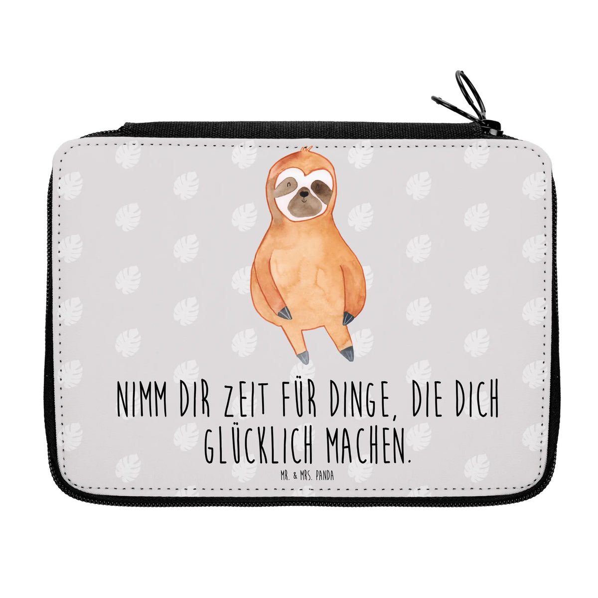 Federmappe Faultier Zufrieden Etui für Stifte, Federmäppchen, Schreibetui, Farbstiftetui, Stiftemappe, Schlamper, Malmappe, Stifteetui, Federpenal, Bleistiftetui, Mäppchen, Buntstiftetui, Schreibmappe, Stifte Etui, schulmäppchen set, Schuletui, Etui, Bleistift Etui, Federmappe Set, Federtasche, Buntstiftmäppchen, Zeichenetui, reiseetui, Stiftetasche, Federmappe, Schulmäppchen, Schlampermäppchen, Stiftebeutel, Schüleretui, Kinder Federmappe, Faultier, Faultier Deko, Faultier Geschenk, Glück, Happy, Relaxen, Frieden, Faultiere, Gelassenheit, glücklich, Lieblingstier, Ruhe, Zufrieden, faul, Zufriedenheit, Pause