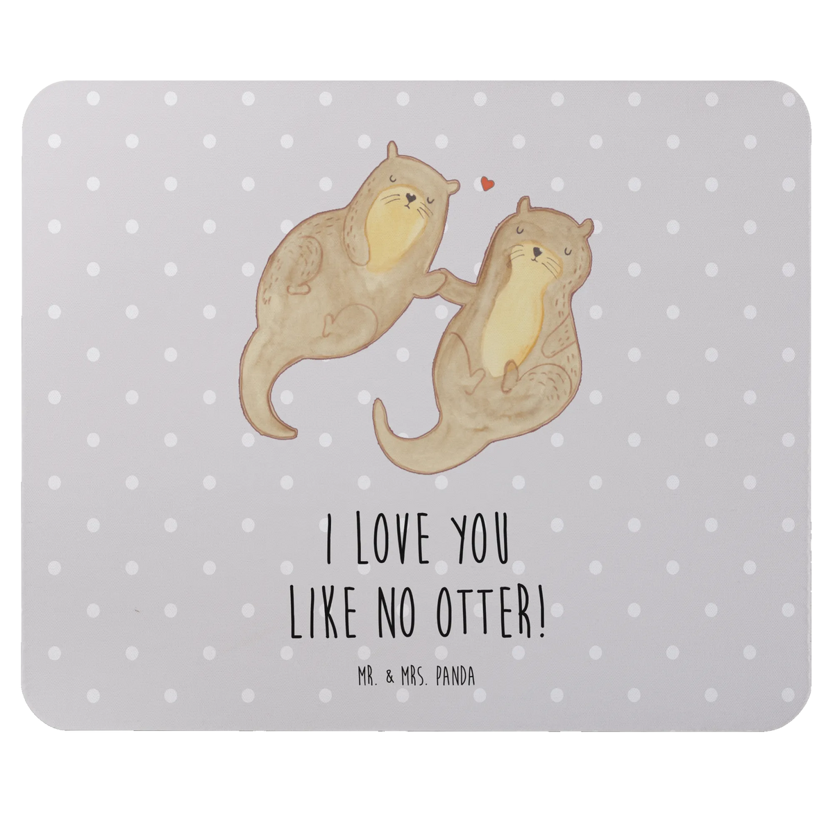 Mouse mat otter holding hands animal, baby otter, predator, gifts for people in love, mammal, water, marten, otter gifts, sea otter, water animal, European otter, gift ideas for animal lovers, water mammal, animal lover, aquatic animal, Otter Sea Otter Lake Otter
