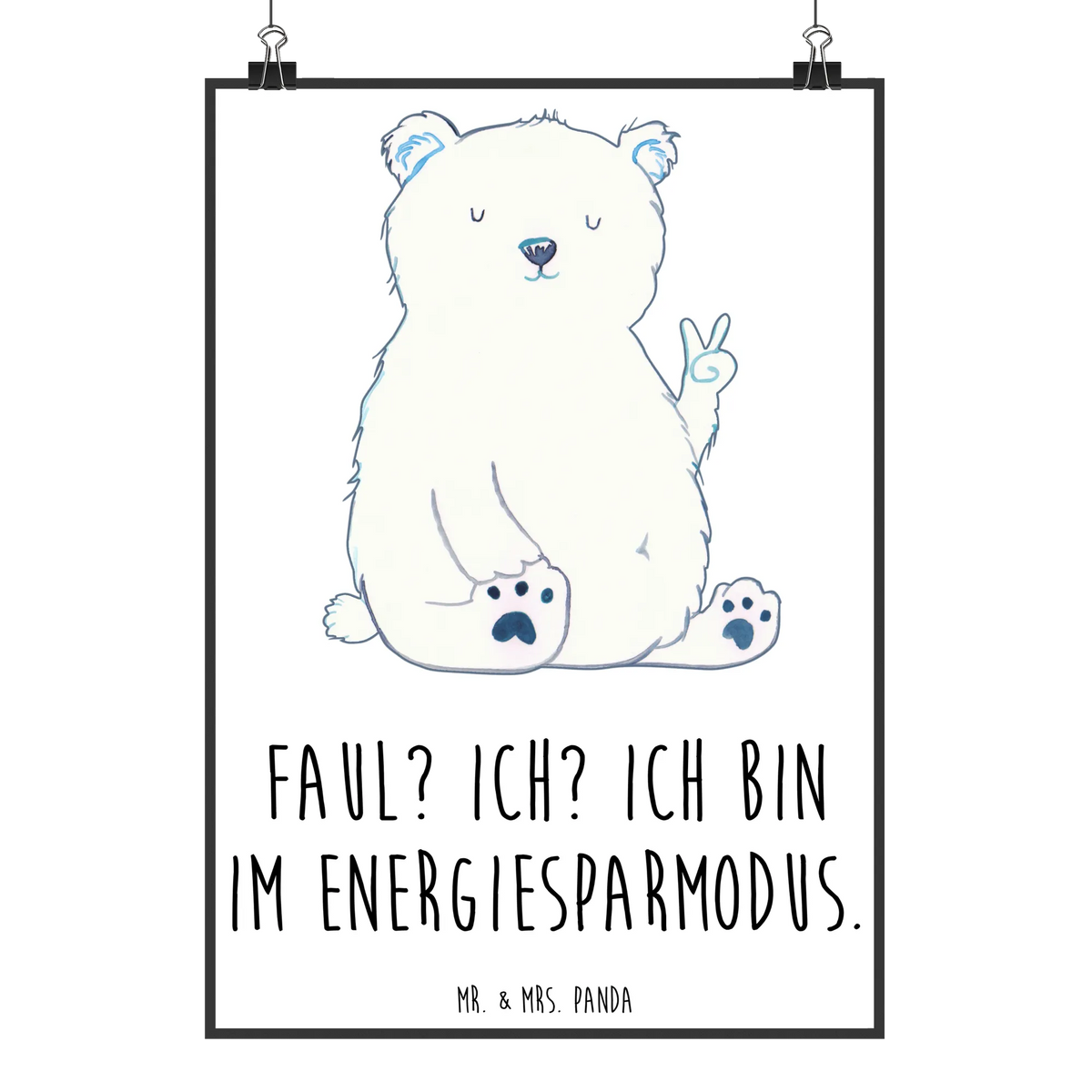 Poster Icebear Lazy