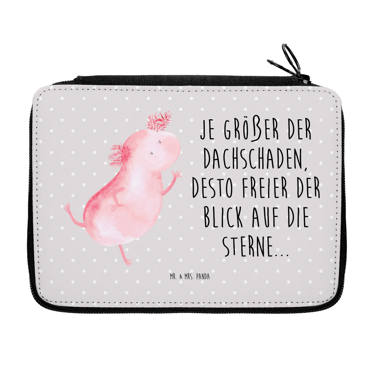 Federmappe Axolotl Tanzen Farbstiftetui, Federmäppchen, Federtasche, Buntstiftmäppchen, reiseetui, Bleistiftetui, Schulmäppchen, Etui für Stifte, Zeichenetui, Mäppchen, schulmäppchen set, Schlamper, Stiftebeutel, Schreibmappe, Bleistift Etui, Schüleretui, Schreibetui, Stiftetasche, Federmappe, Stifteetui, Etui, Schlampermäppchen, Stiftemappe, Schuletui, Buntstiftetui, Federmappe Set, Stifte Etui, Malmappe, Federpenal, Kinder Federmappe, Axolotl, Molch, Schwanzlurch, Lurche, Verrückt, Freundin, Beste Freundin, Sterne, Axolot, Dachschaden, Lurch
